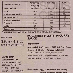 ABC+ Mackerel Fillets in Curry Sauce, 120g