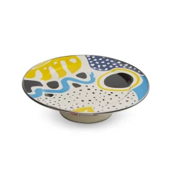 Kapka Enamel Abstract Enamel Cake Stand, 30cm dia Outlet