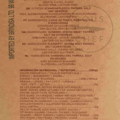 Alejandro Magno Chorizo Slices, 100g New