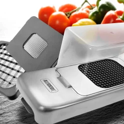 Alligator of Sweden Alligator 3-in-1 Stainless Steel Chopper With Collector