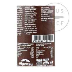 Alpenzu Fruit Preserves Wild Strawberries 100% Fruit Jam, 350g Hot