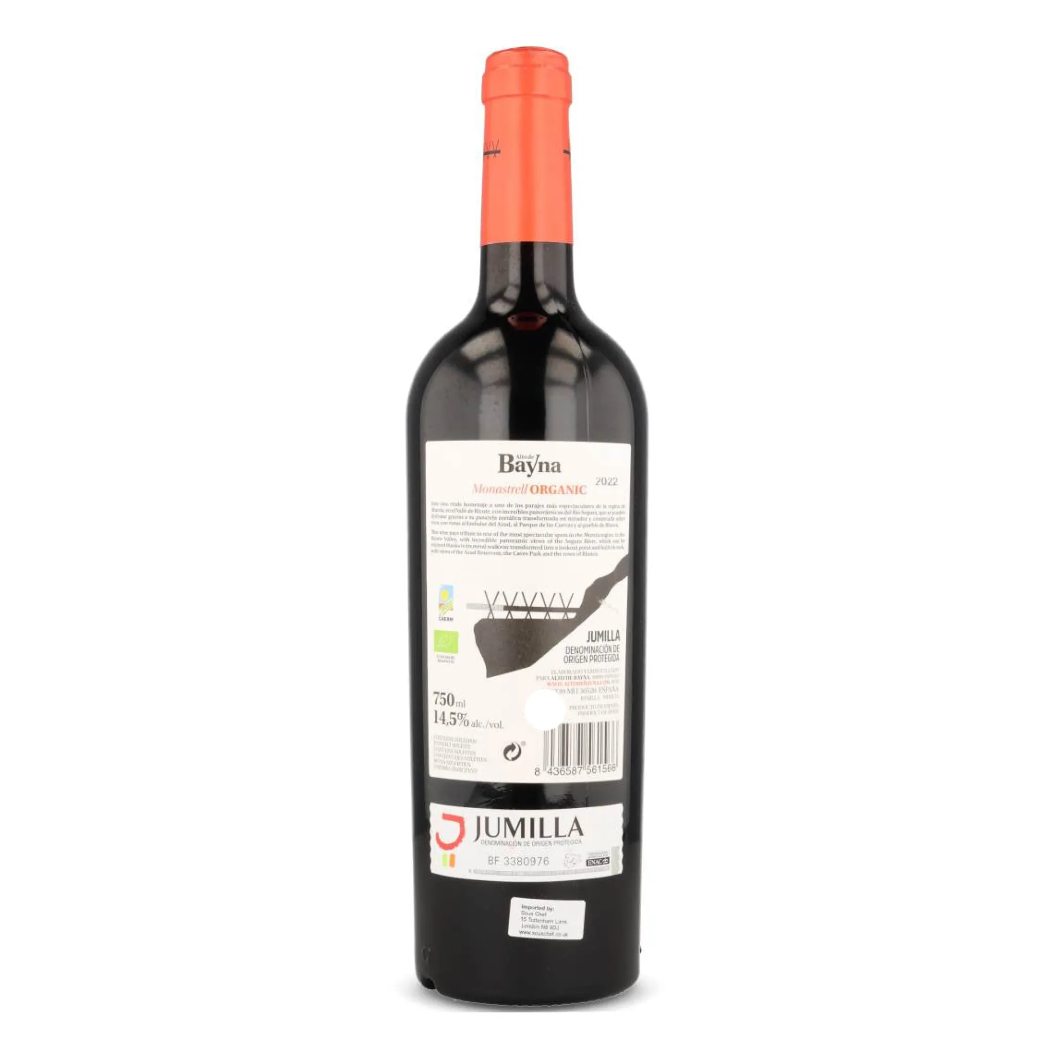 Alto de Bayna Organic Monastrell Red Wine, 750ml Online