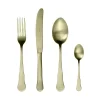 Herdmar Ambar Brushed Champagne Gold 4 Piece Place Setting Cutlery Set Online