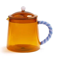 &Klevering Amber Glass Teapot, 1 Litre Sale