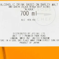 Nikka Asahi Black Whisky Deep Blend, 45%, 700ml Outlet