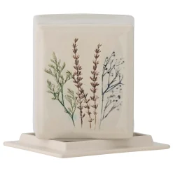 Bloomingville Bea Floral Butter Dish, 15cm