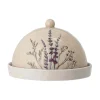 Bloomingville Bea Floral Round Butter Dish, 15cm Hot