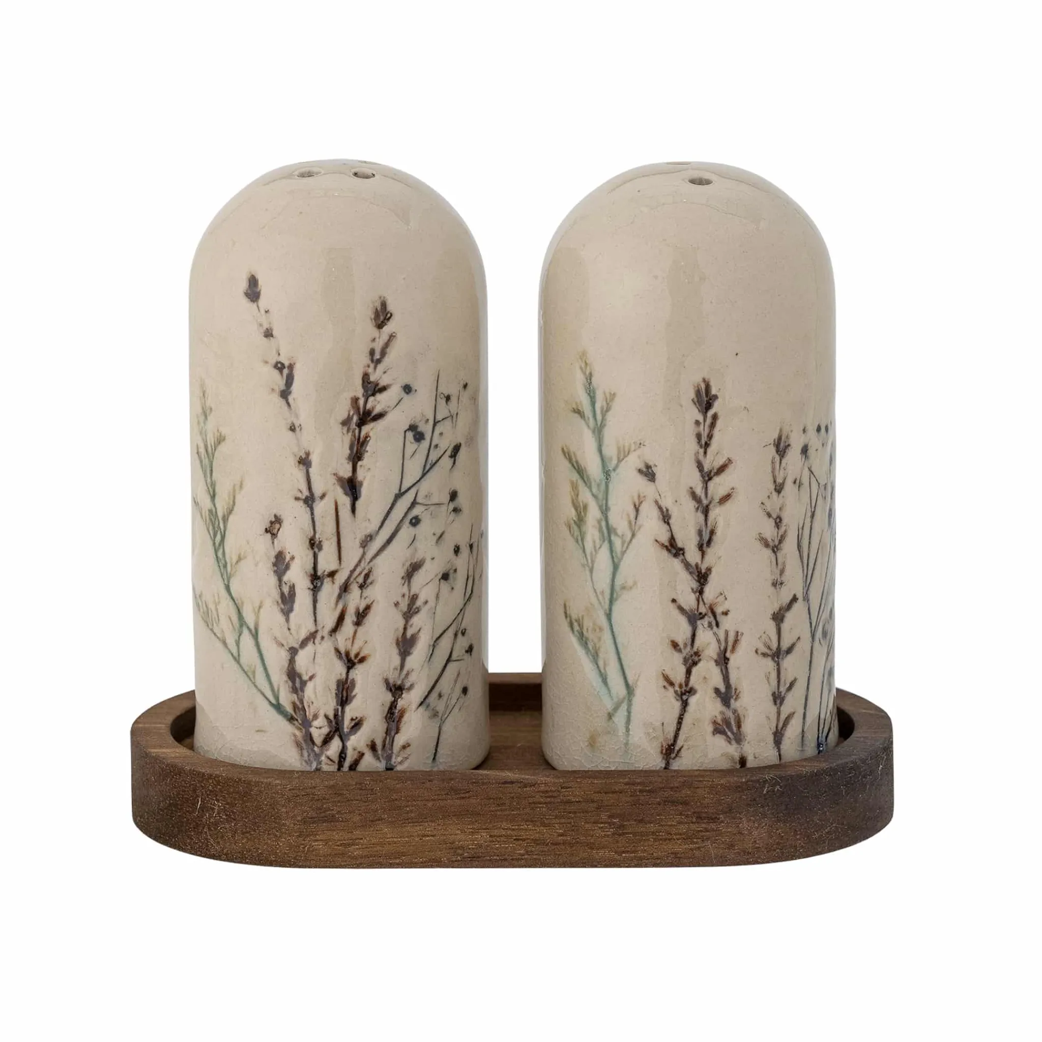 Bloomingville Bea Floral Salt & Pepper Shaker Set, 12.5cm Clearance
