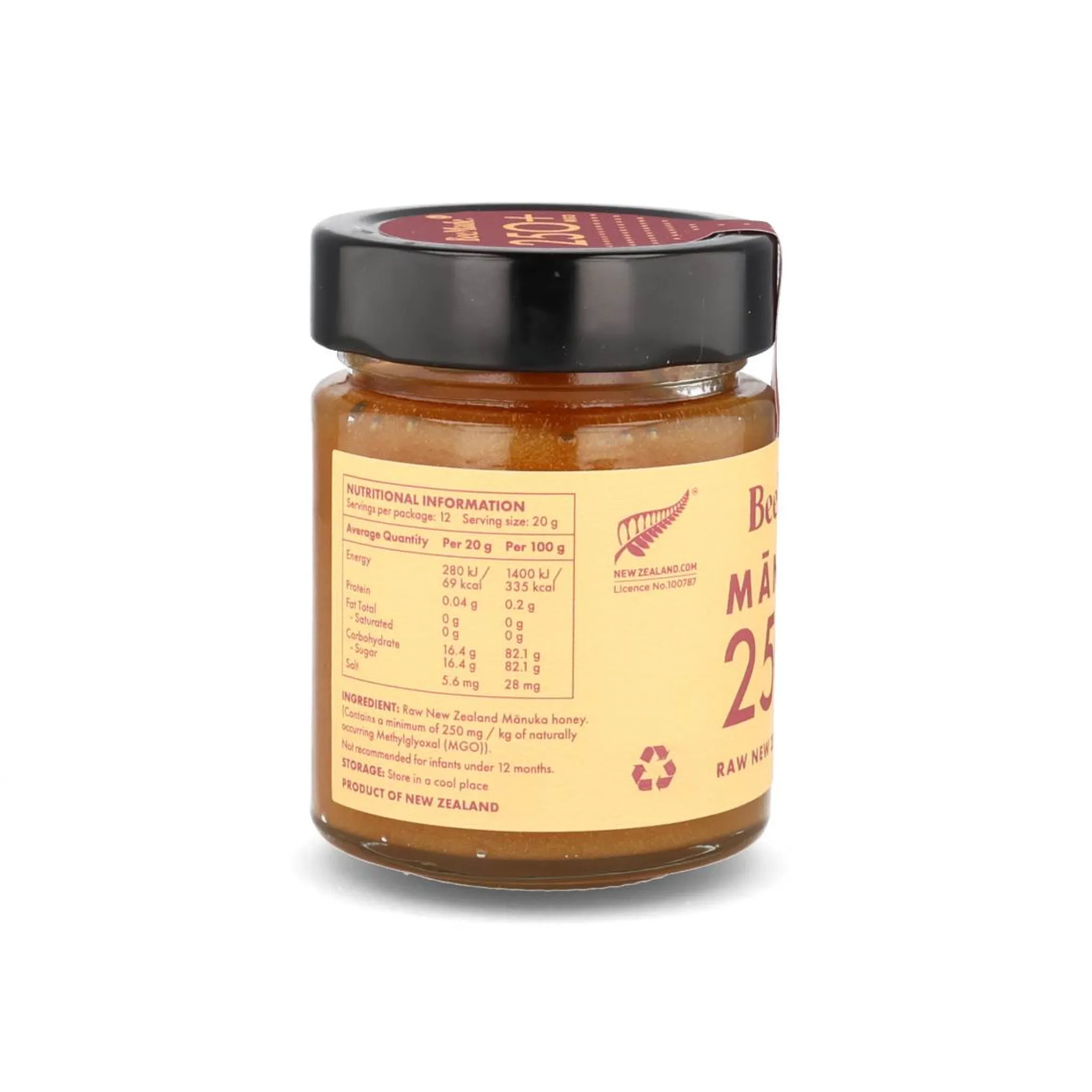 BeeMade Manuka MGO 250+ Honey, 250g