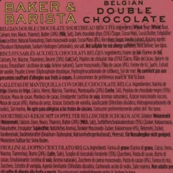 Baker & Barista Belgian Double Chocolate Biscuits, 120g Outlet