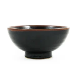 Kiji Stoneware & Ceramics Black Stoneware Ramen Bowl, 19.7cm Discount