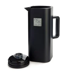 Balvi Black Thermos with Thermometer, 1 Litre Clearance