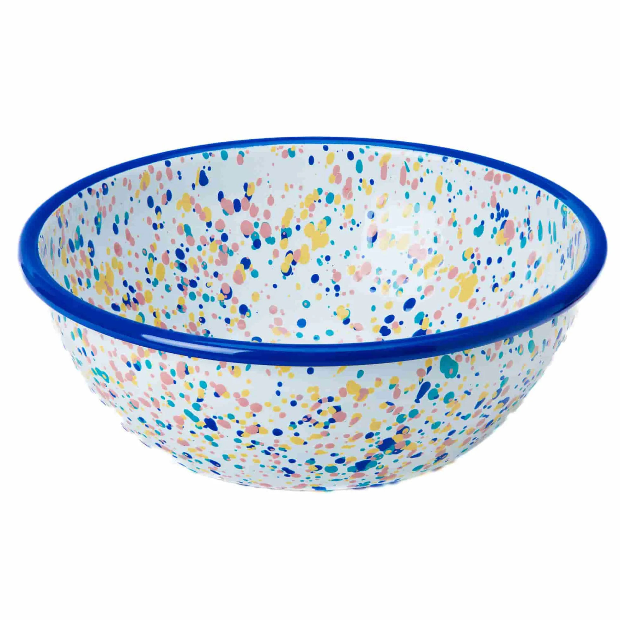 Kapka Enamel Blue Dot Enamel Salad Bowl Best