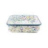Kapka Blue Dot Enamel Square Roasting & Serving Dish, 21cm Sale