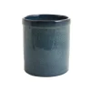 Ceramica Nicola Blue Glaze Kitchen Utensils Jar Hot