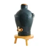 Ceramica Nicola Blue Glaze Vinaigrier, 3L New