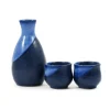 Kiji Stoneware & Ceramics Blue Sake Set Hot