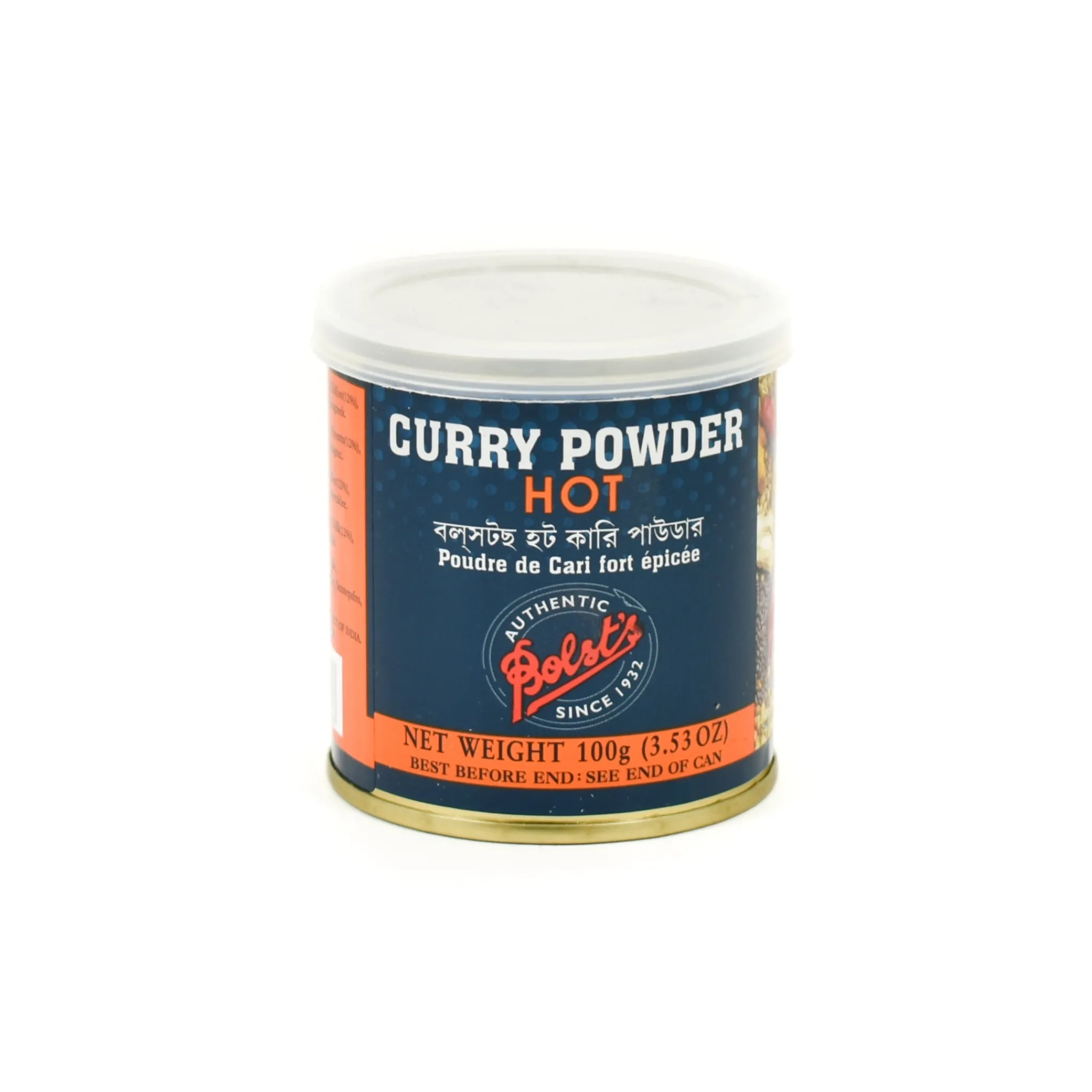 Bolst's Curry Powder Hot, 100g Online