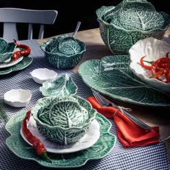 Bordallo Pinheiro White Cabbage Charger Plate, 30.5cm Discount