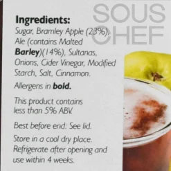 Opies Bramley Apple Chutney with Real Ale, 1.25kg Best