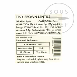 Brindisa Epic Pardina Lentils in Cloth Sack, 500g Hot