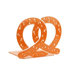 Balvi Brown Pretzel Metal Bookend Clearance