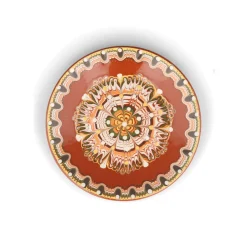 Bulgarian Pottery Bulgarian Troyan Brown Side Plate, 18cm Discount