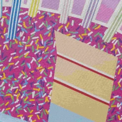 Emmmakes Cake Time Baby Tea Towel Clearance