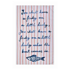 Ulster Weavers Catch of the Day Stripe Tea Towel New