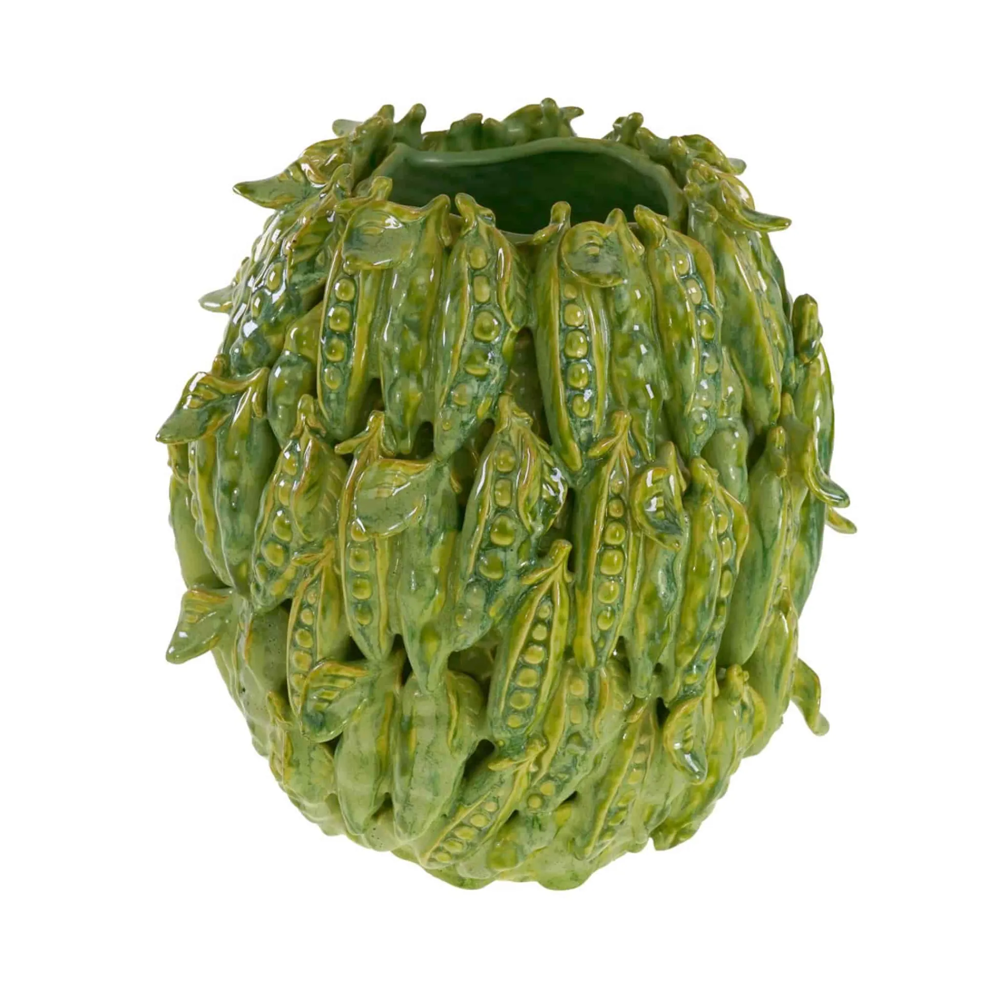 Wernervob Ceramic Large Peapod Vase New