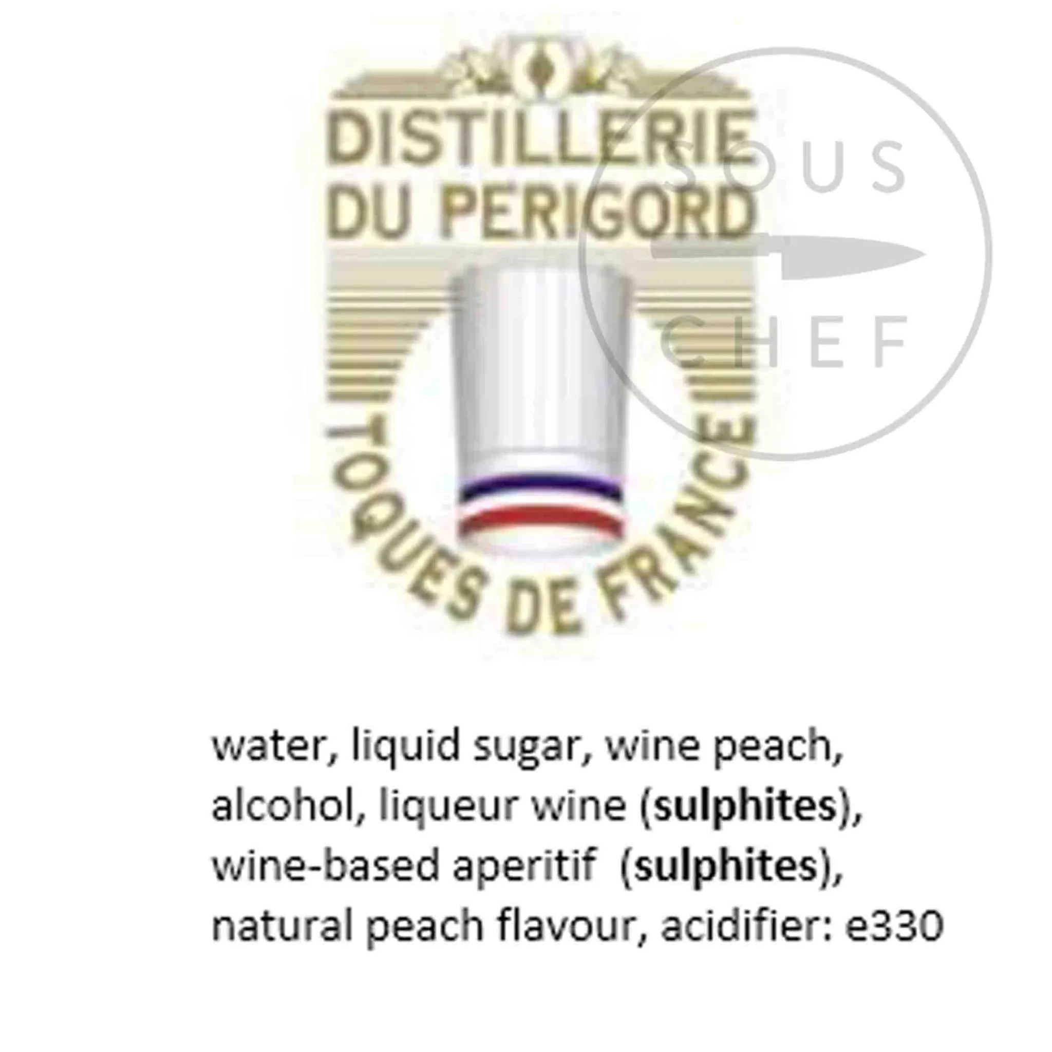 Distillerie du périgord Cherry Rocher Wild Peach Aperitif, 700ml Hot