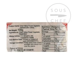 Zheng Fang Chinese Lily Flower - Yellow Flower Vegetable, 100g Best