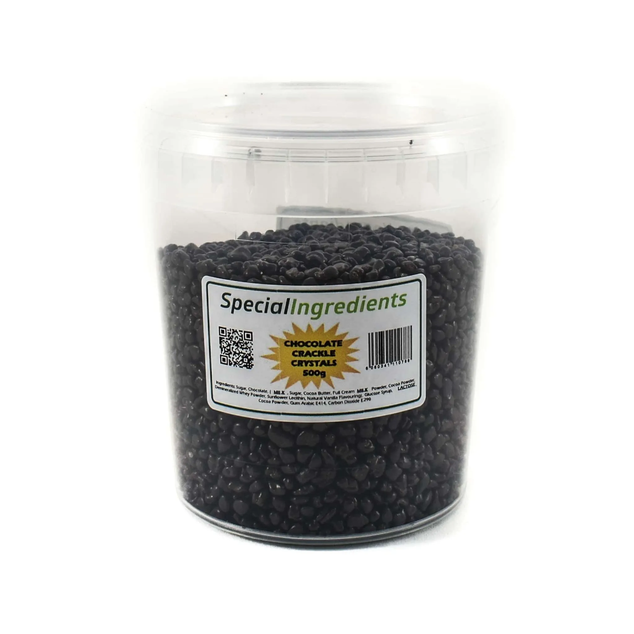 Special Ingredients Chocolate Coated Crackle Crystals Popping Candy, 500g