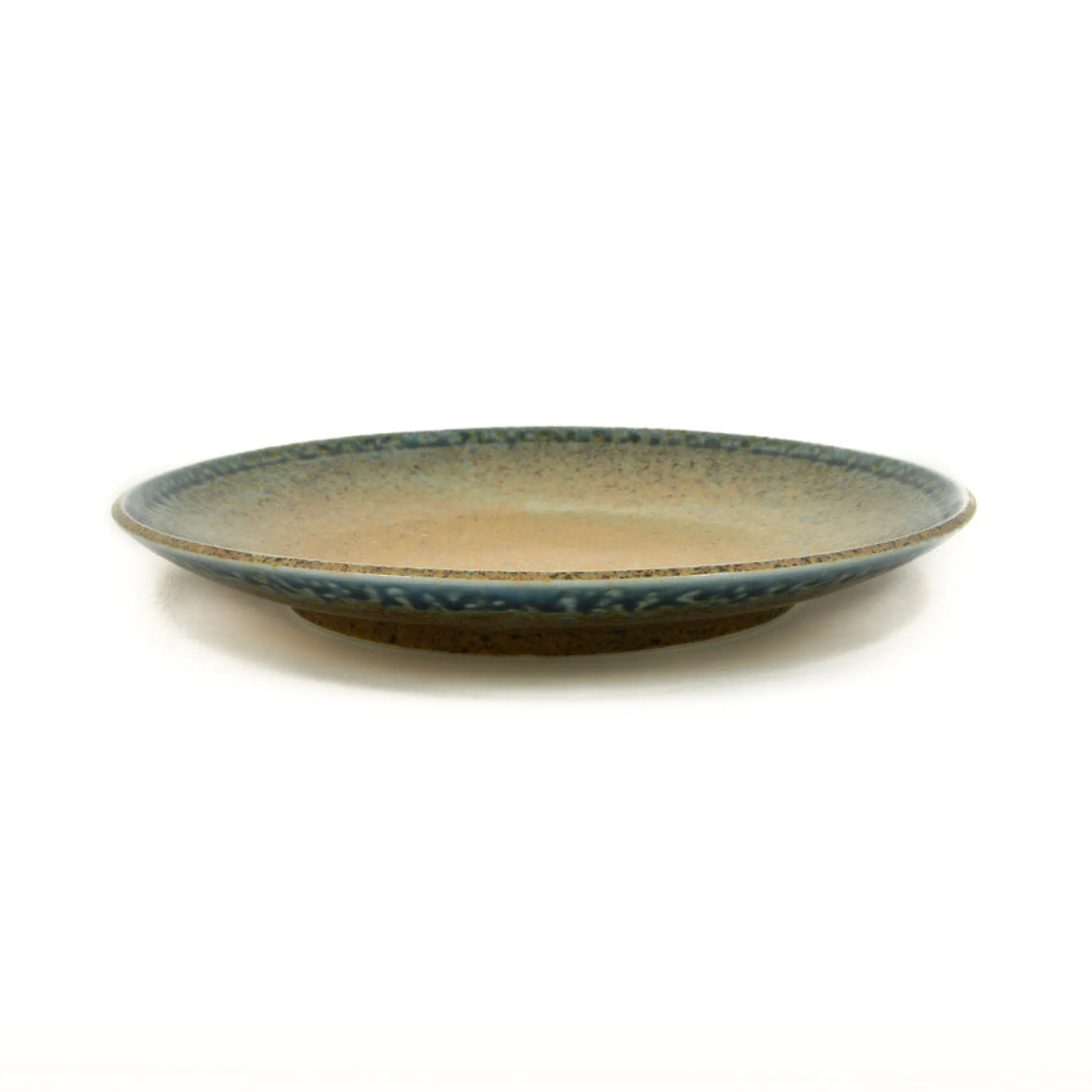 Kiji Stoneware & Ceramics Chouseki Blue Gold Plate, 28.5cm dia x 3.5cm Best