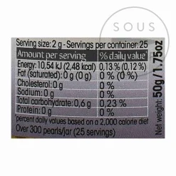 Christine Le Tennier White Balsamic and Black Truffle Flavor Pearls Discount