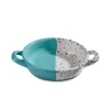Kapka Enamel Colour Pop Enamel Frying Pan and Serving Dish, Turquoise, 16cm Outlet