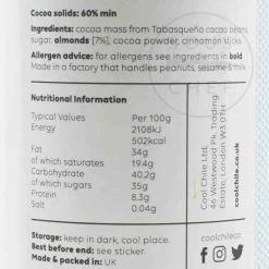 Cool Chile Co Oaxaca Hot Chocolate - Cinnamon & Almonds, 150g New