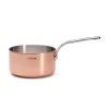 De Buyer Prima Matera Induction Copper Saucepan with Stainless Steel Handle Outlet