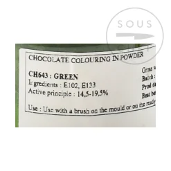 Deco Relief Green Gloss Food Colour For Chocolate, 20g Hot