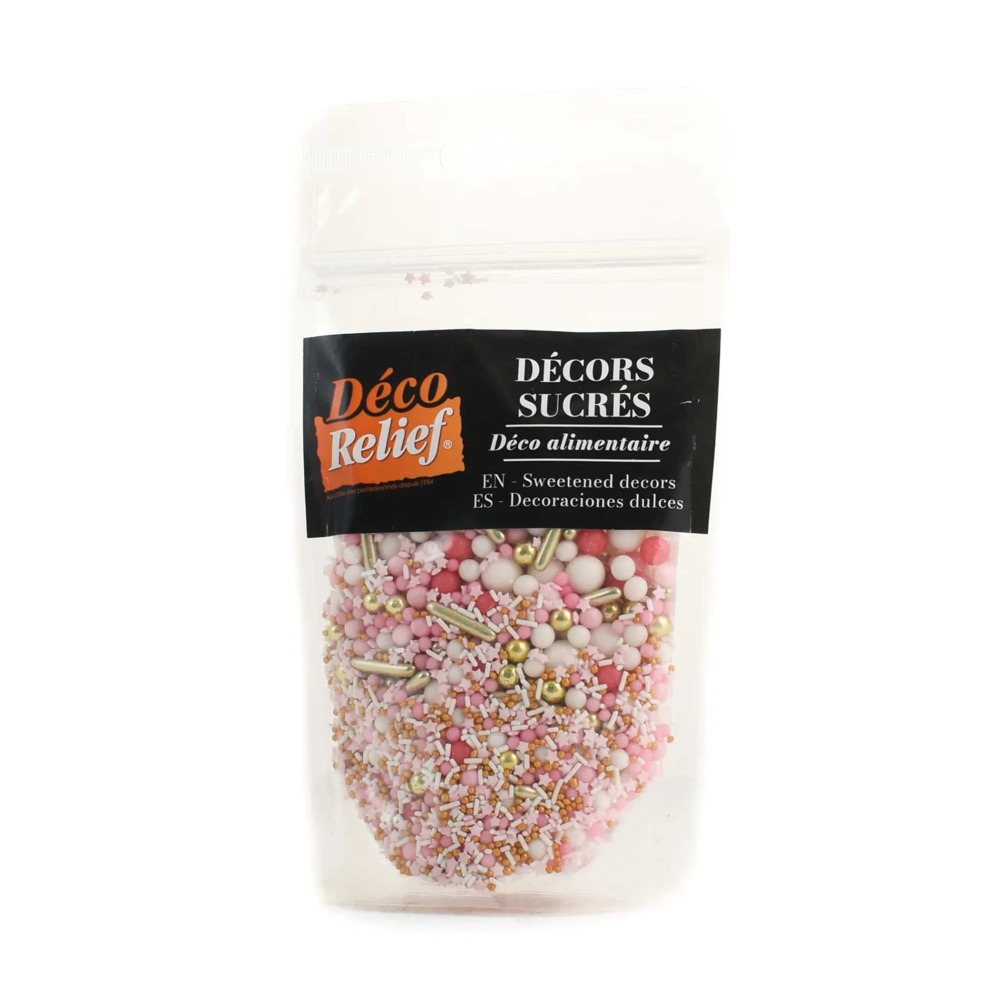 Deco Relief Pink & Gold Decorating Mix, 150g Discount