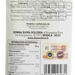 Donna Elvira Coffee PGI Modican Chocolate Bar, 70g New