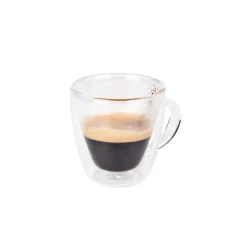 Viejovalle Double-Walled Borosilicate Glass Espresso Cup, 80ml New