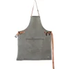 Dutchdeluxes Canvas BBQ Apron in Grey-Green Discount
