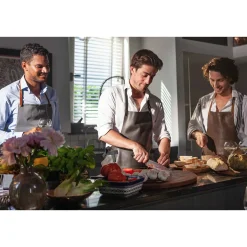 Dutchdeluxes Canvas BBQ Apron in Washed Grey