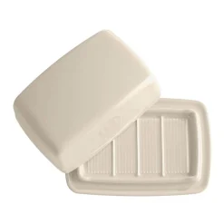 Emile Henry Cream Butter Dish, 17x11cm Hot