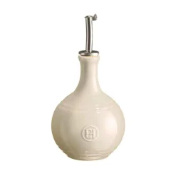 Emile Henry Cream Round Oil Bottle, 400ml Online