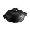 Emile Henry Delight Black Ceramic Induction Braiser, 27cm New