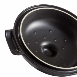 Emile Henry Delight Black Ceramic Induction Cocotte, 27cm Online