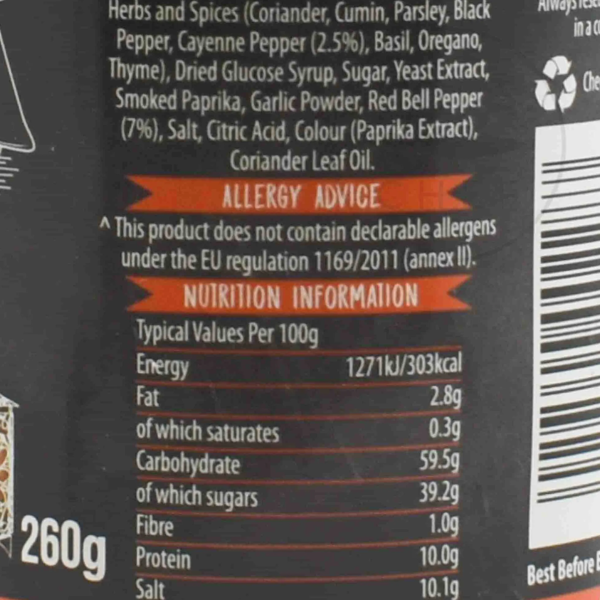 Essential Cuisine Street Food Zesty Chermoula Seasoning, 260g Discount