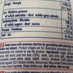 Fabbri Amarena Cherry Topping, 225g Clearance